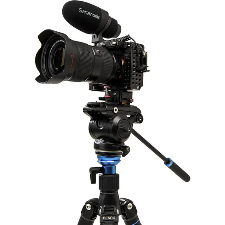Trípode Benro A2883F con cabezal de vídeo fluido S4Pro 7