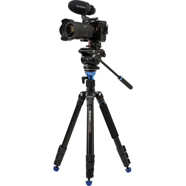 Trípode Benro A2883F con cabezal de vídeo fluido S4Pro 2