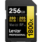 Tarjeta De Memoria Lexar 256GB 1800x SDXC UHS-II 280/250MBS V60 4K Gold - Miniatura 1