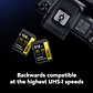 Tarjeta De Memoria Lexar 256GB 1800x SDXC UHS-II 280/250MBS V60 4K Gold - Miniatura 4