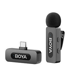 Sistema de micrófono inalámbrico BOYA BY-V10 2.0 (2,4 GHz)