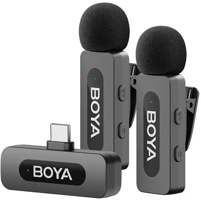 Sistema de micrófono inalámbrico BOYA BY-V20 2.0 (2,4 GHz) 1