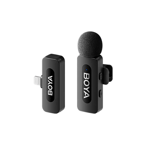 Sistema de Micrófono Inalámbrico BOYA BY-V1 2.0 (2,4 GHz)