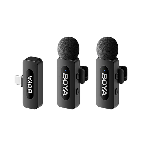 Sistema de micrófono inalámbrico BOYA BY-V20 2.0 (2,4 GHz)