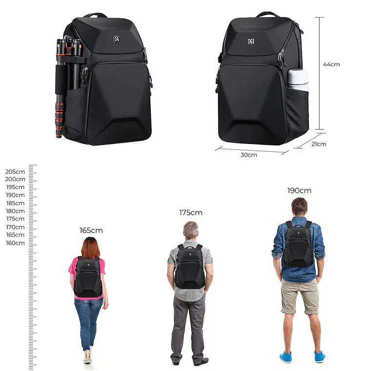 Mochila K&F Concept Beta de 20 L - Negra 8