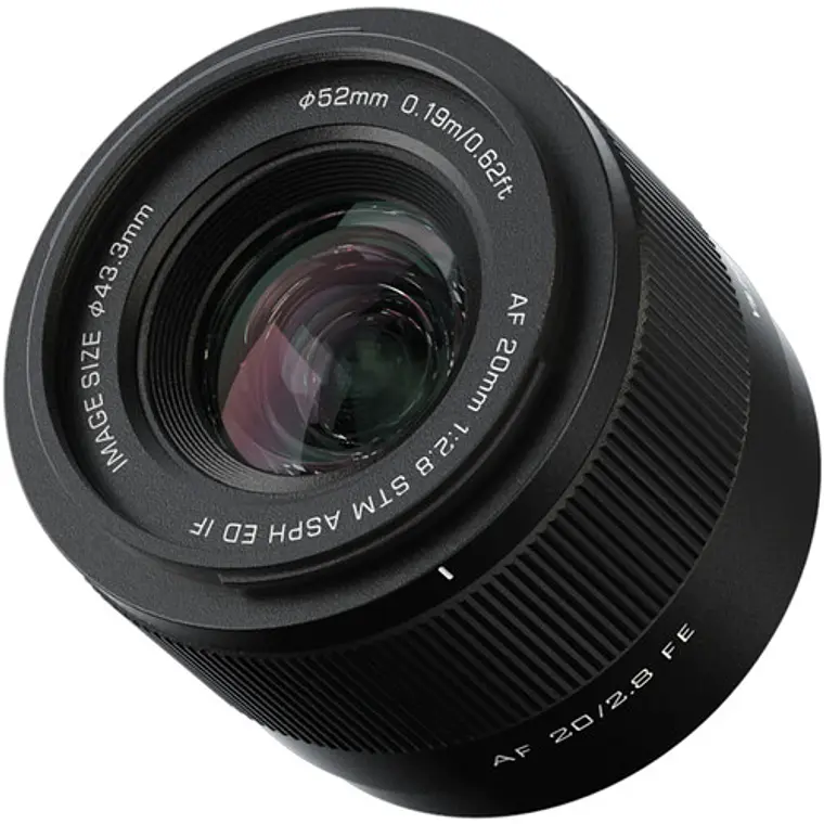 Lente Viltrox AF 20mm f/2.8 con Montura Sony E 8