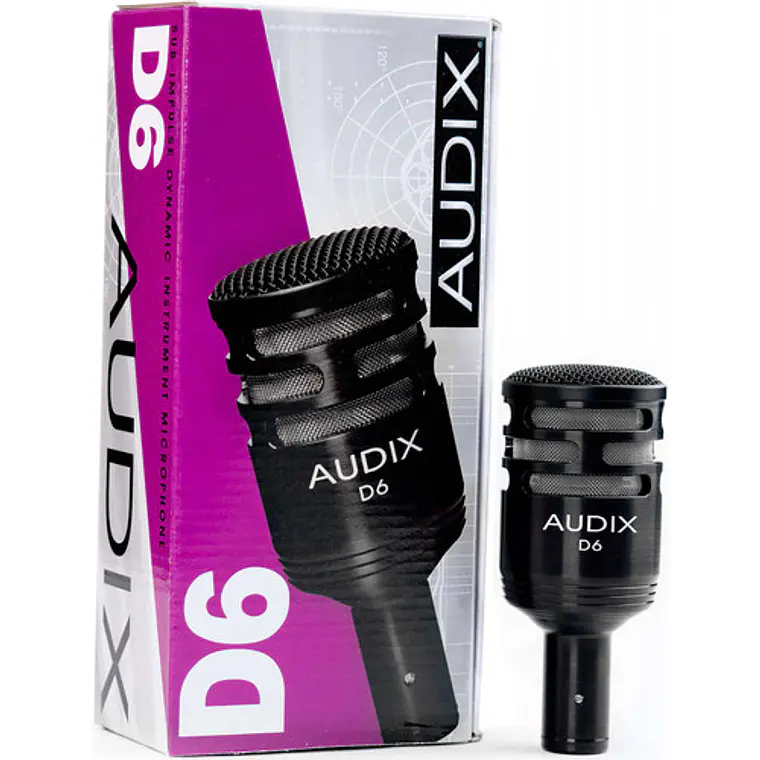 Microfono Audix D6 para Instrumentos 6