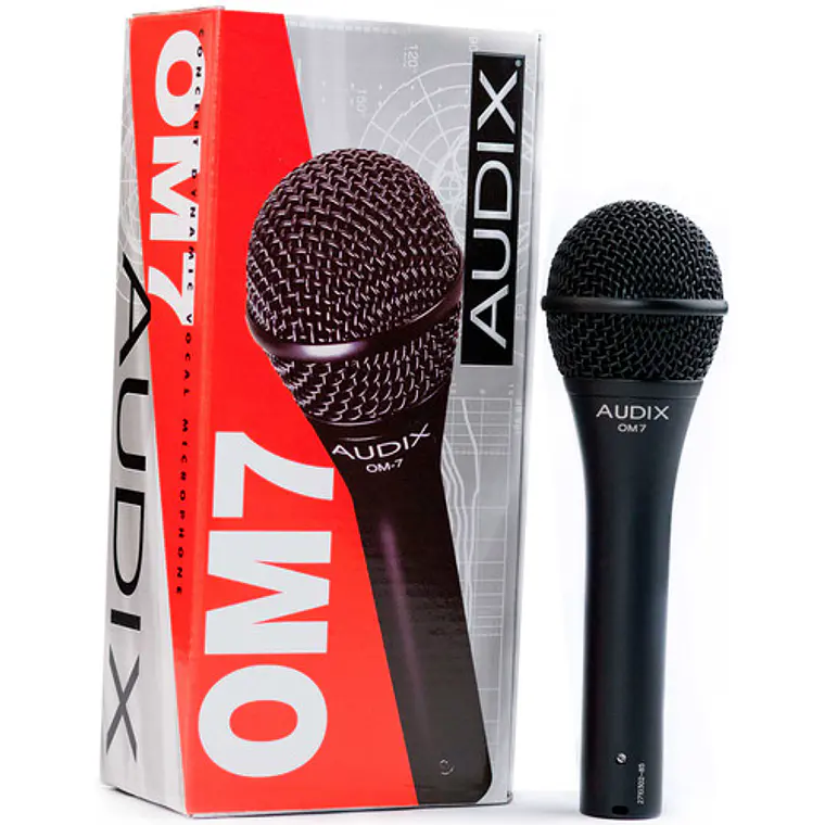 Micrófono Dinámico Audix OM7 Hipercardioide de Mano 7