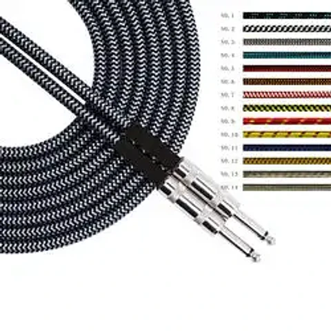 Cable para Guitarra Hebikuo plug-plug de 10 metros