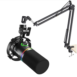 Kit Streaming Microfono PD200x + Brazo Ba20