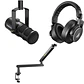 Kit Streaming Profesional Maono Microfono PD400x + Audífonos Mh700 + Brazo Ba92  - Miniatura 1