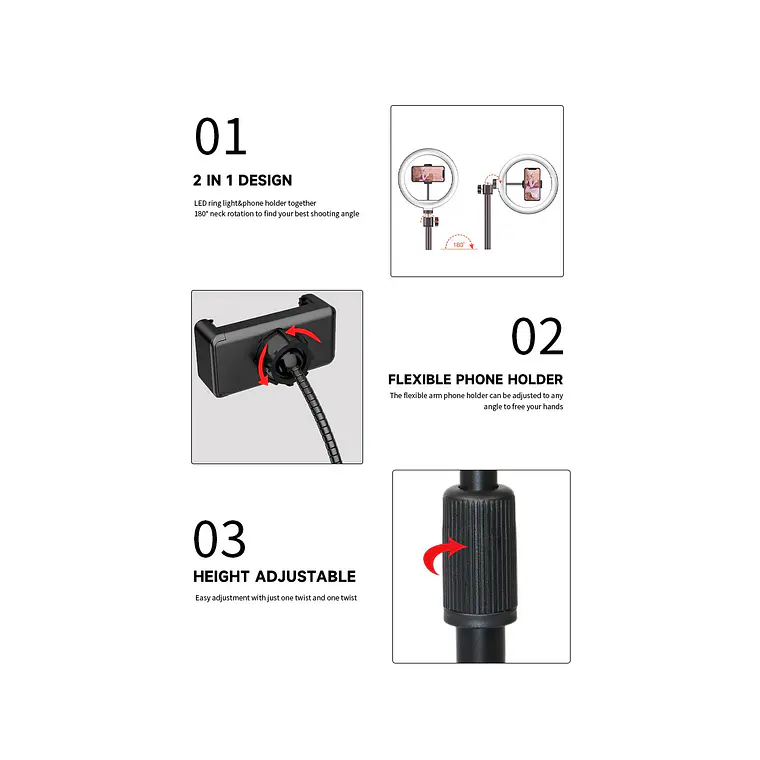 Atril Hebikuo L207 para Smartphone  6