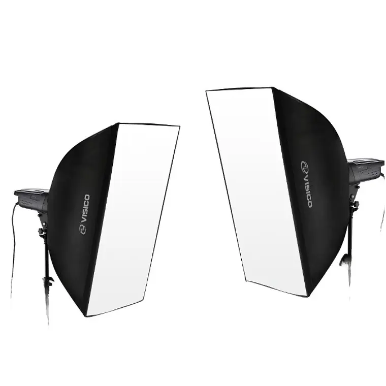 Kit de estudio Visico VE-300 Plus II Fotográfico Profesional 8