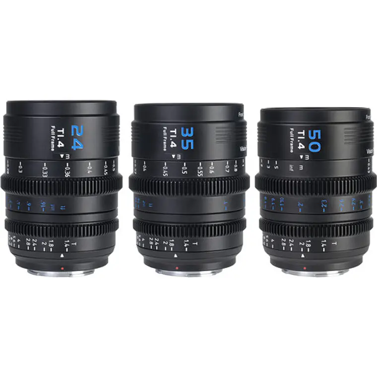 Kit de cine Sirui VP-1 Vision Prime T1.4 con 3 lentes 1