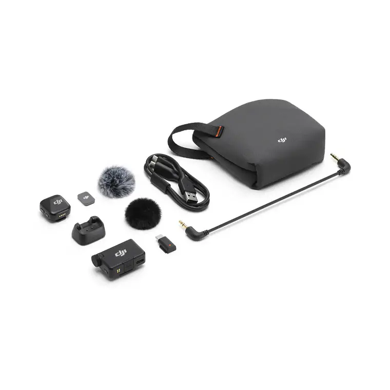 Kit Micrófono DJI Mic Mini 1 Persona Para Cámaras y Smartphones 6