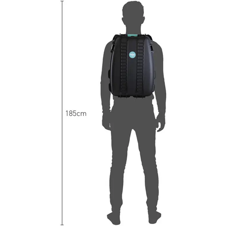 Mochila HPRC 3500 Rígida Con Espuma - Negro 5