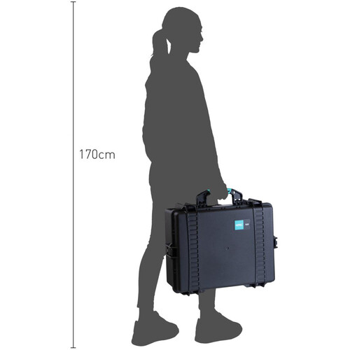 Maletín Rígido HPRC 2600 Con Espuma - Negro 2