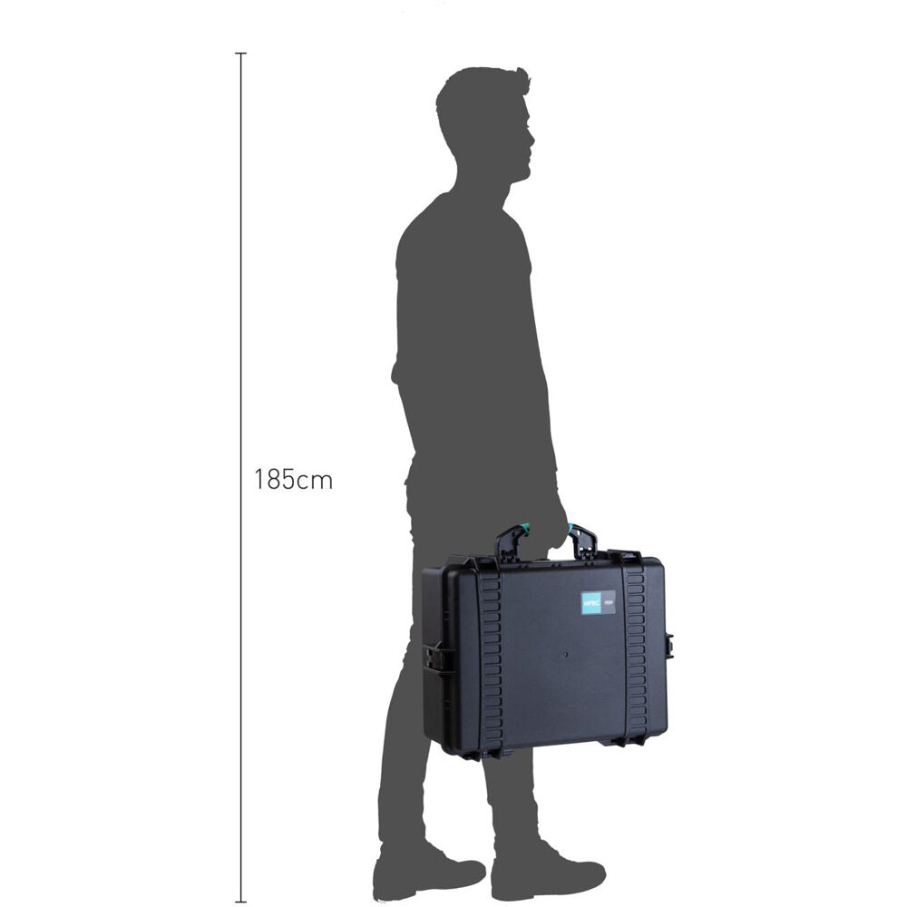 Maletín Rígido HPRC 2600 Con Espuma - Negro 4