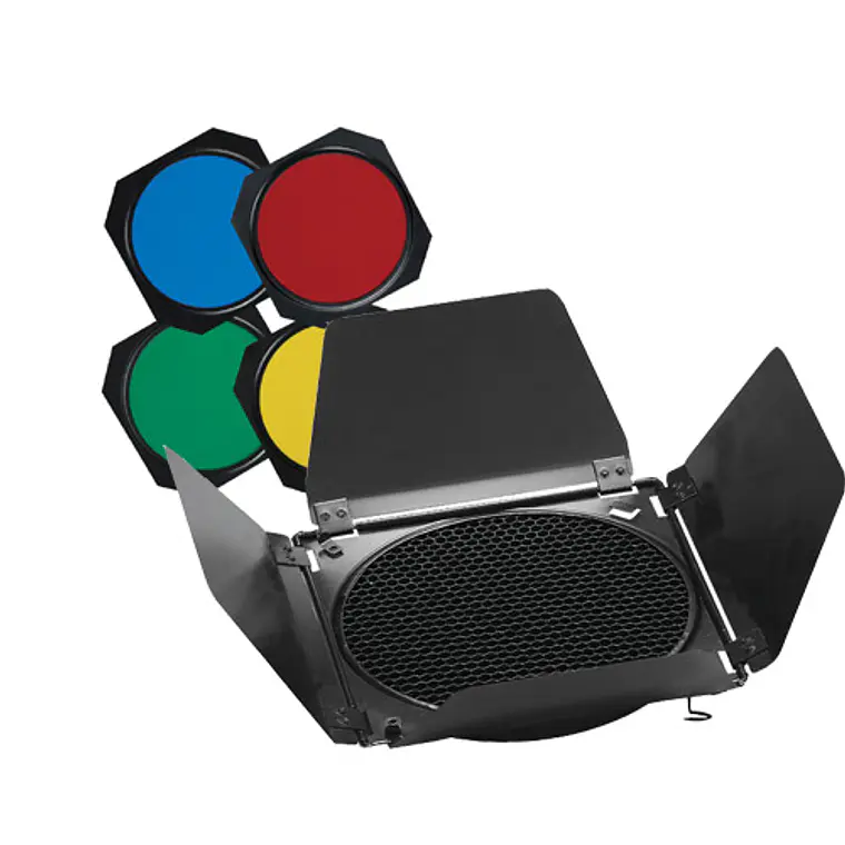 BarnDoor Visico BD-200 Con Geles De Colores 3