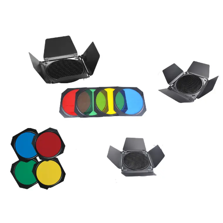 BarnDoor Visico BD-200 Con Geles De Colores 4