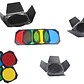 BarnDoor Visico BD-200 Con Geles De Colores - Miniatura 4