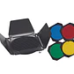 BarnDoor Visico BD-200 Con Geles De Colores - Miniatura 1