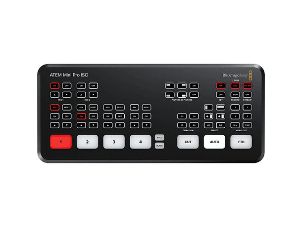 Blackmagic Design ATEM Mini Pro ISO 4 HDMI Live Stream Switcher
