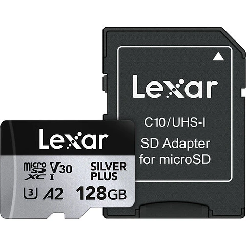 Memoria Lexar 128GB MICRO SDXC SIL.PLUS UHS-I V30 205mb/s/150mb/s 