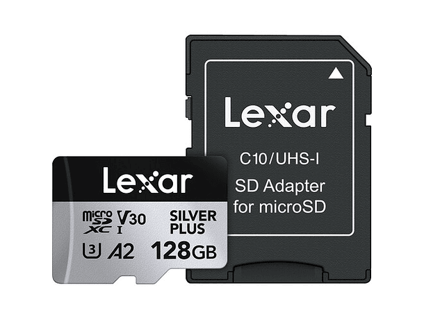 Memoria lexar 128GB MICRO SDXC SIL.PLUS UHS-I V30 205mb/s/150mb/s 