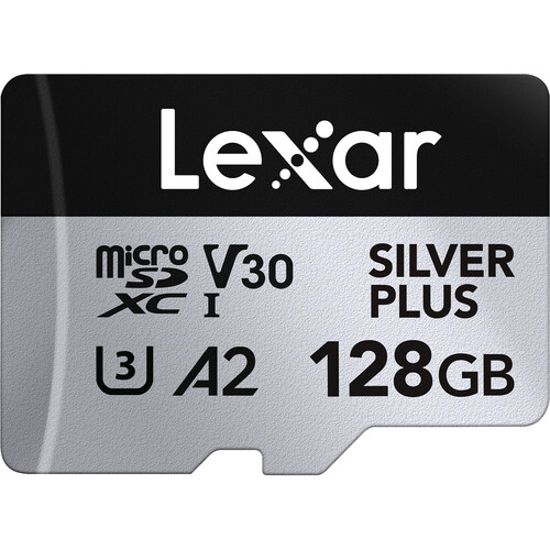Memoria lexar 128GB MICRO SDXC SIL.PLUS UHS-I V30 205mb/s/150mb/s  2