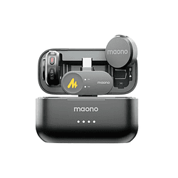Micrófonos Inalámbricos Maono Wave T5 para USB-C con case de carga
