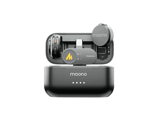Micrófonos Inalámbricos Maono Wave T5 para USB-C con case de carga