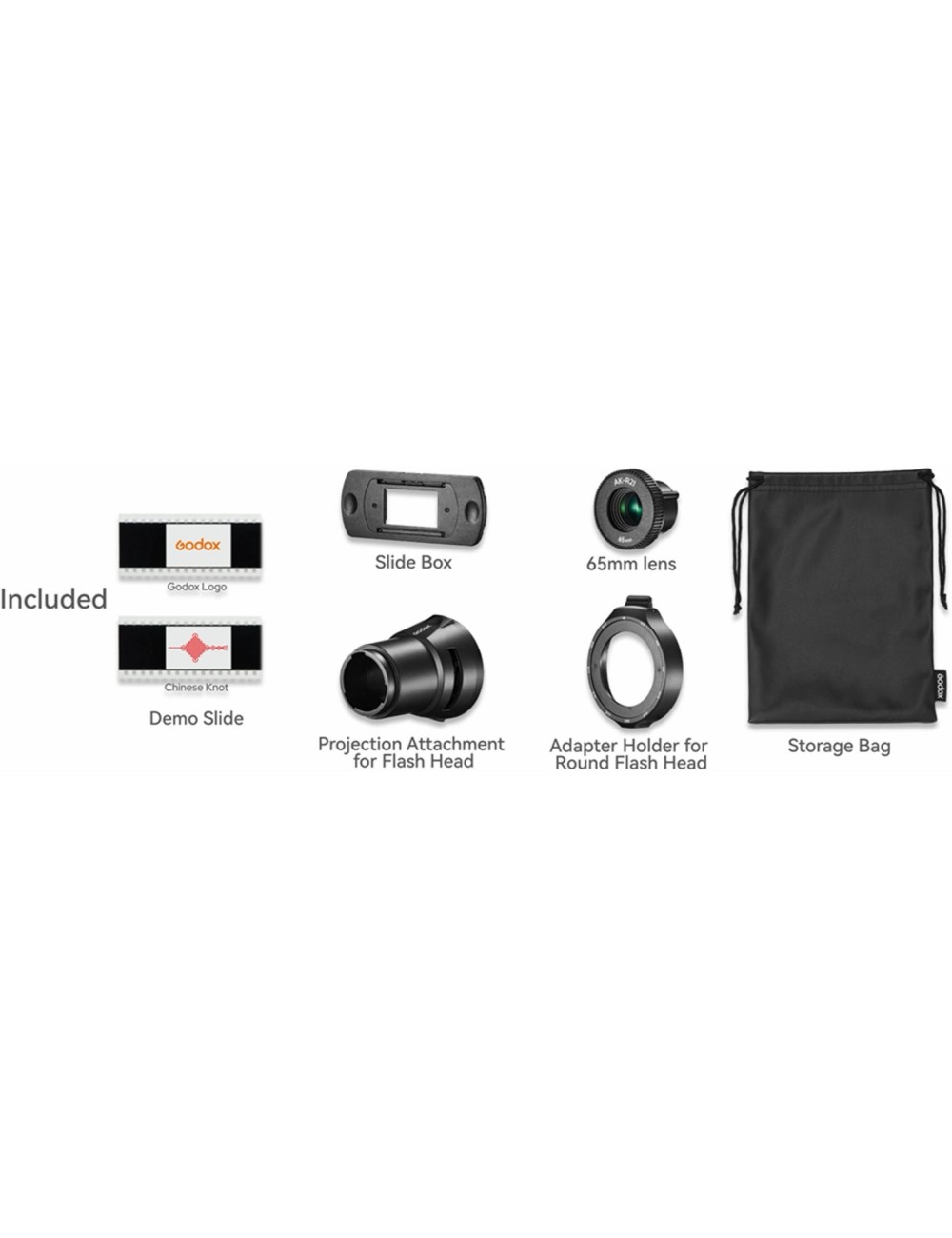 Accesorio de Proyeccion Godox AK-R21 - Para Round Heads 7