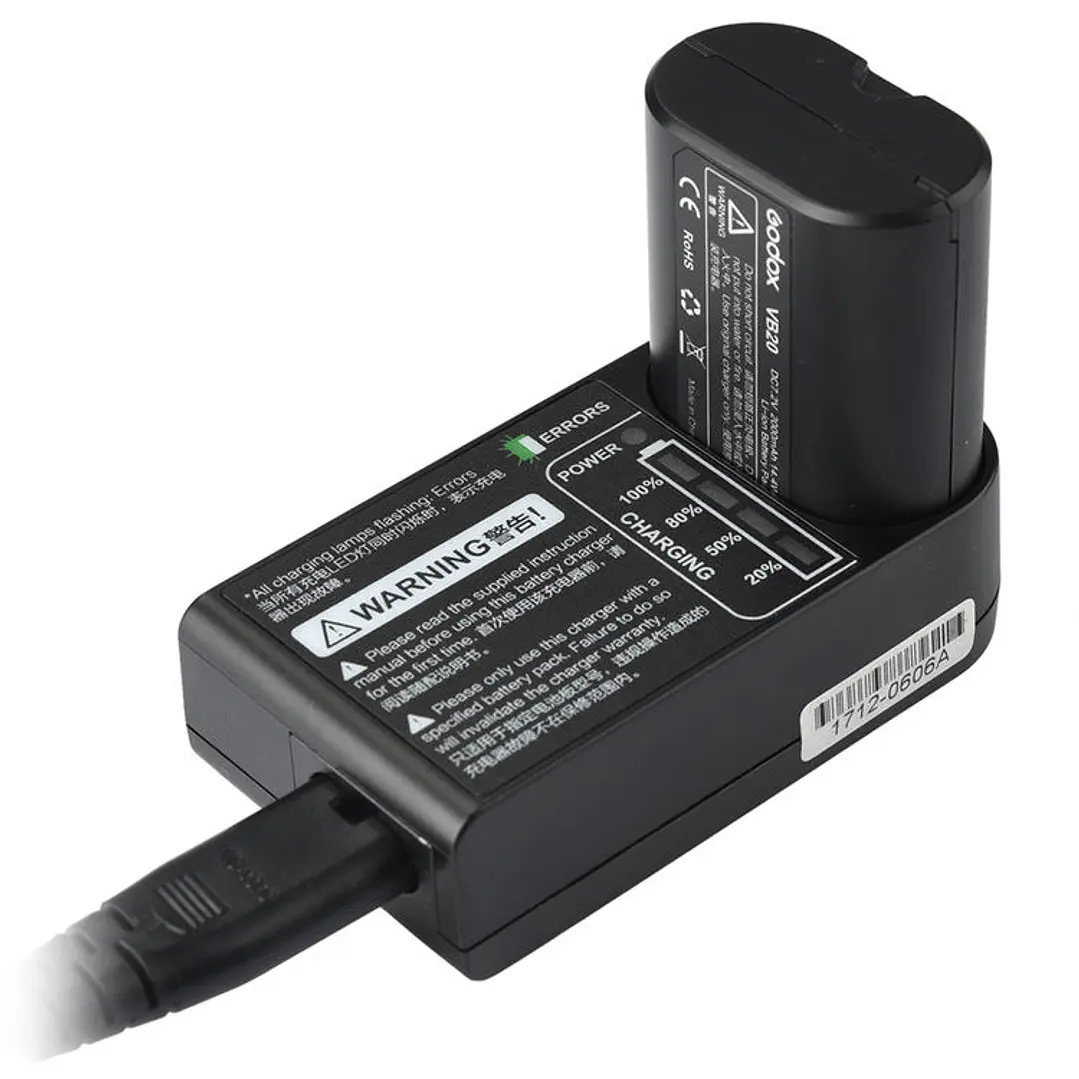 Cargador Godox para Flash V350 1