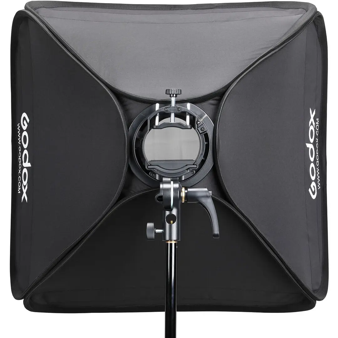 Softbox Godox 60x60cm + Adaptador S2 para Flash 4
