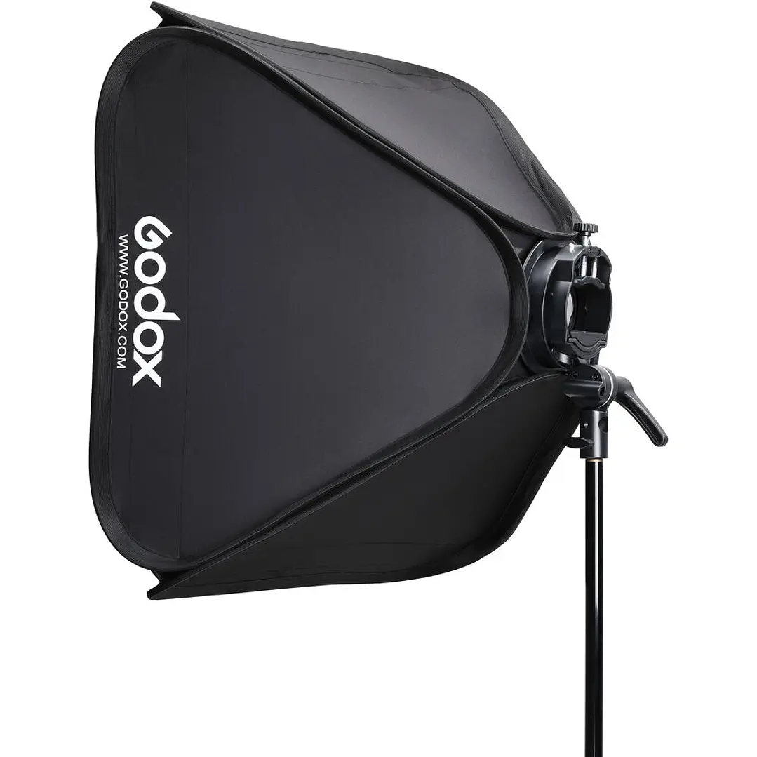 Softbox Godox 60x60cm + Adaptador S2 para Flash 3