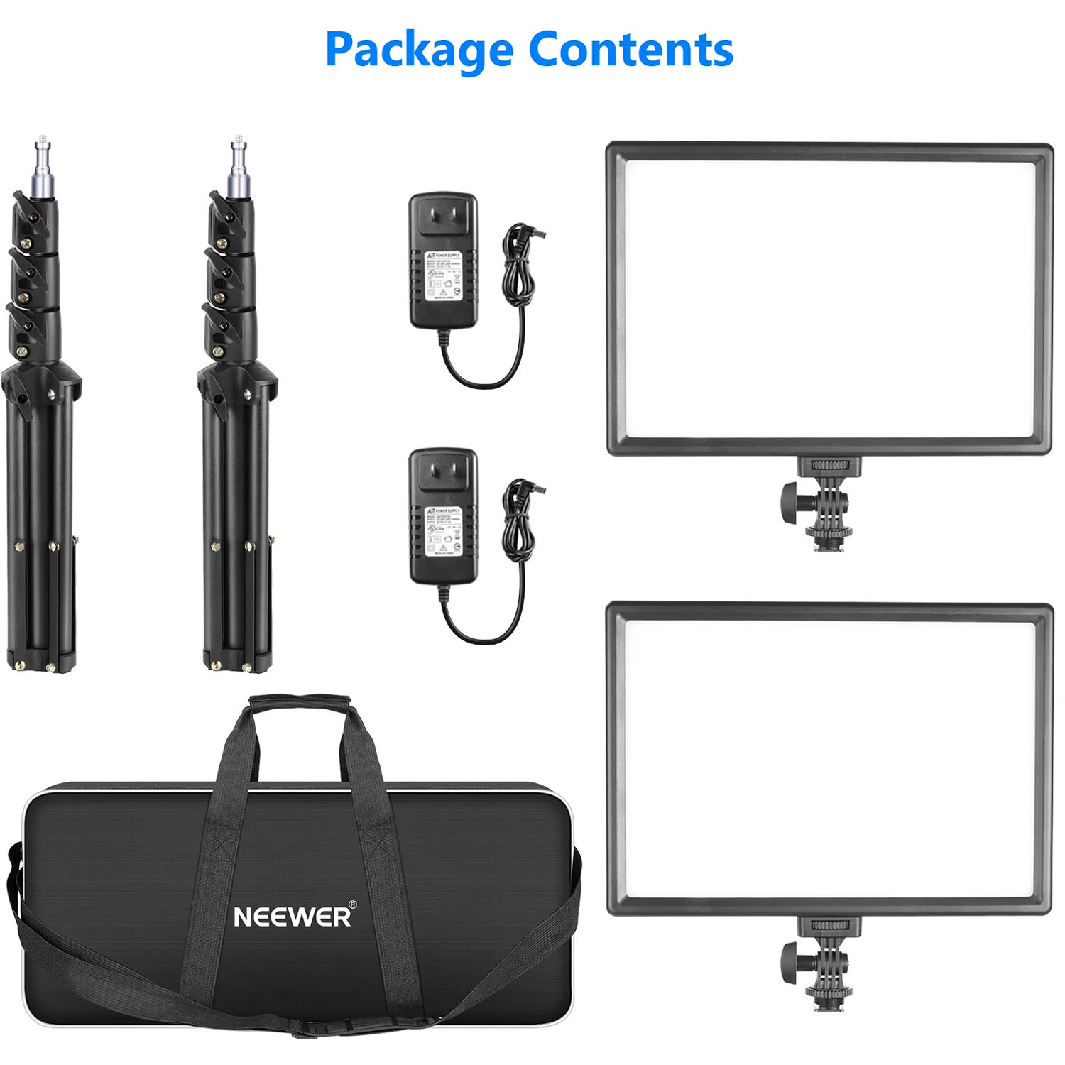 Kit de Panel Neewer NL-192AI de Luz LED Bicolor 8