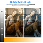 Kit de Panel Neewer NL-192AI de Luz LED Bicolor 2