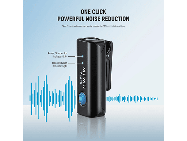 Kit de Micrófono Inalámbrico Neewer KM23 de Solapa