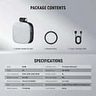 Luz Magnética Neewer Basics NL48B para Selfies - Blanco 8