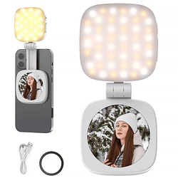 Luz Magnética Neewer Basics NL48B para Selfies - Blanco
