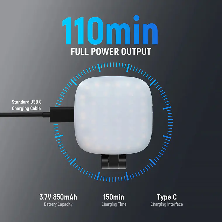 Luz Magnética Neewer Basics NL48B para Selfies - Blanco 7