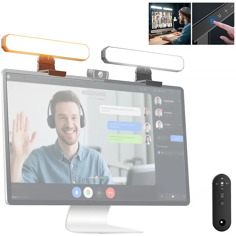 Barra de Luz Bicolor Neewer dual L10 para Monitores 1