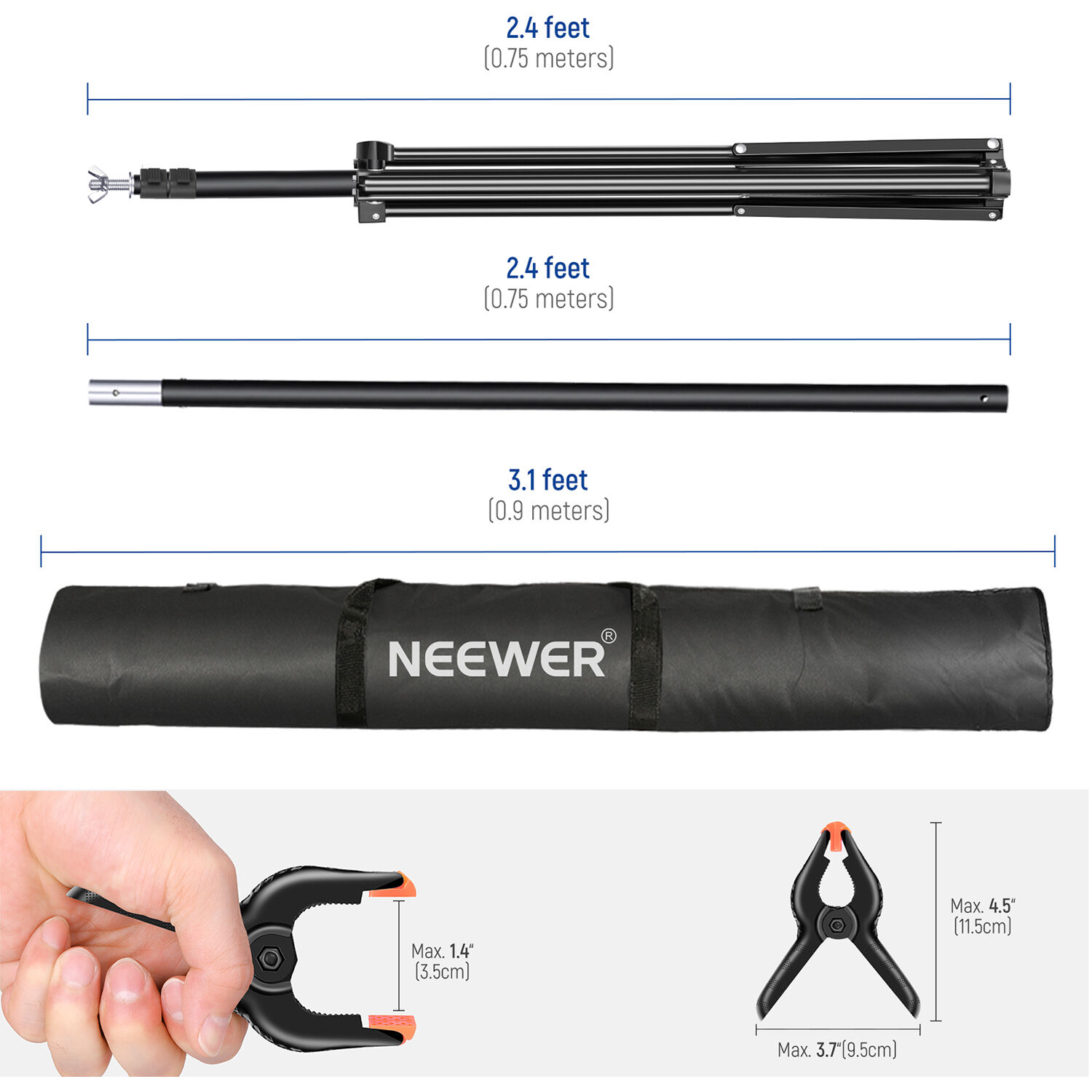 Sistema de Soporte Neewer para Telón de Fondo  6