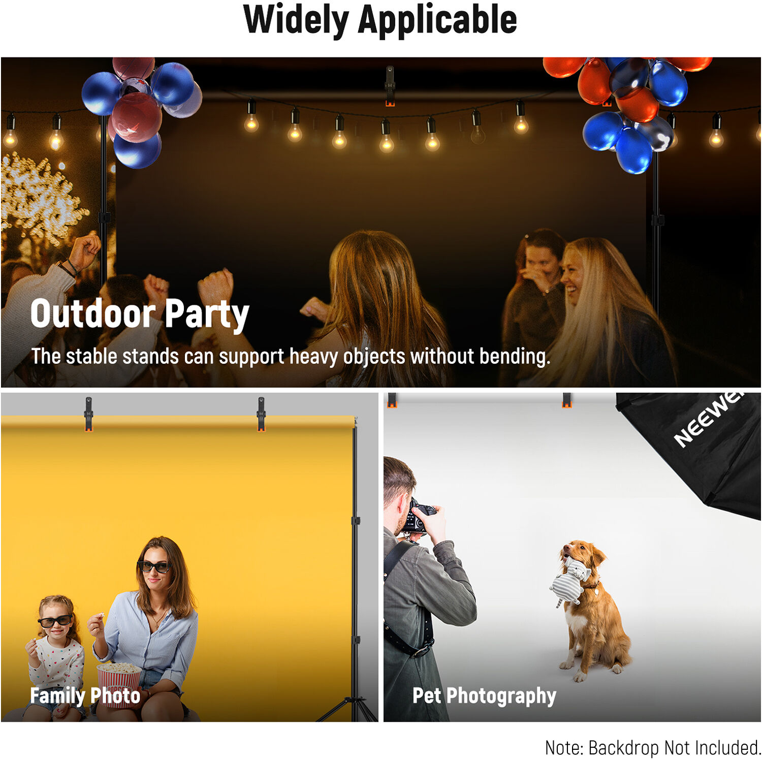Sistema de Soporte Neewer para Telón de Fondo  2