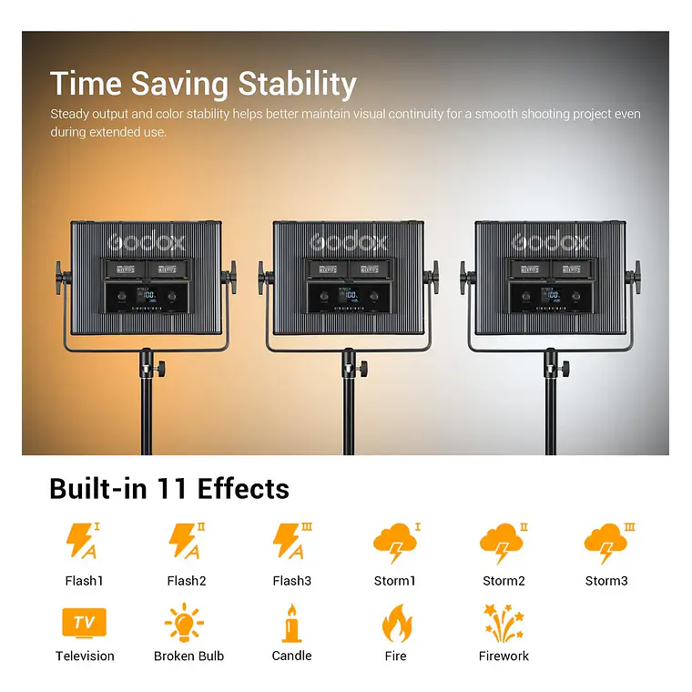 Panel LED Godox LDX50Bi - Bi-Color 12