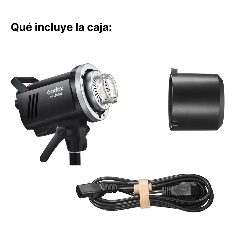 Flash de Estudio Godox MS300V - 300W 12