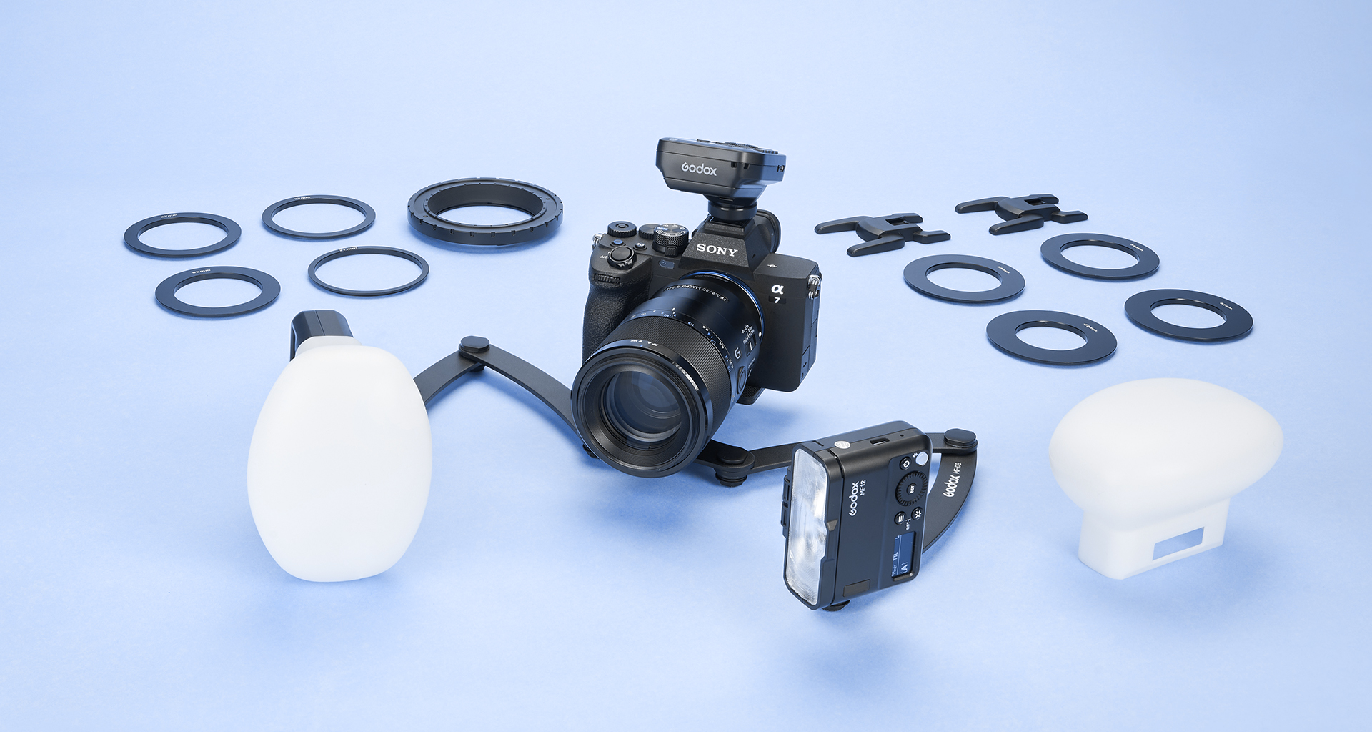 Kit de Flash Macro Dental Godox MF12 2