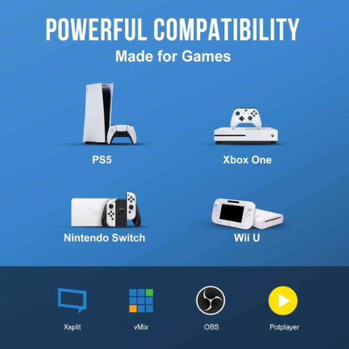 Lemorele AC02 Tarjeta Capturadora de Video Hasta 4K 7