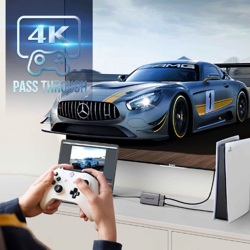 Lemorele AC02 Tarjeta Capturadora de Video Hasta 4K 4